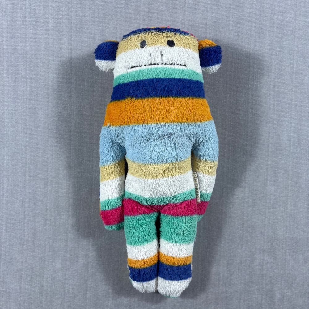 Craftholic Plush Toy Unisex Small Multi Loris Monkey Striped Soft Accent Decor